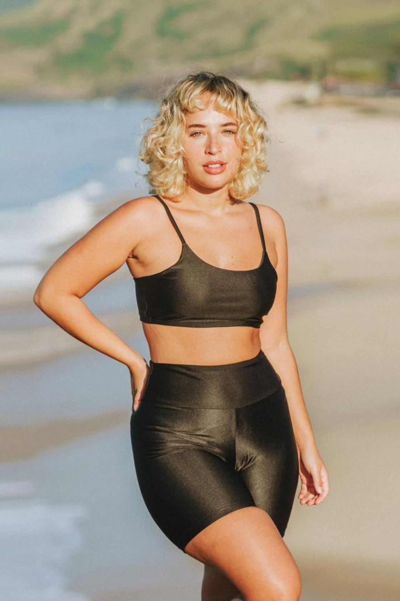 Black High Shorts