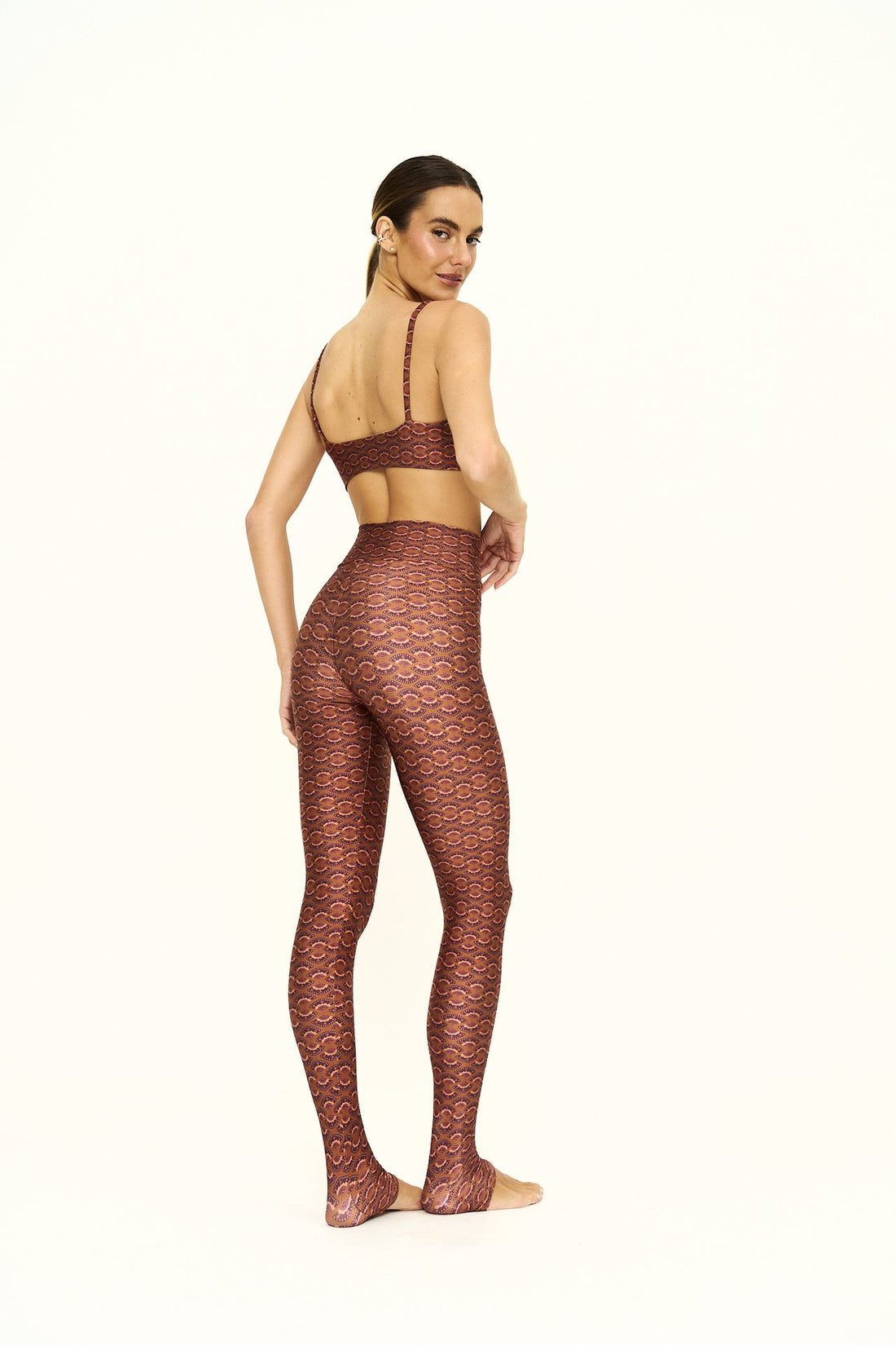 Calça Legging Slim Brisa Marrom
