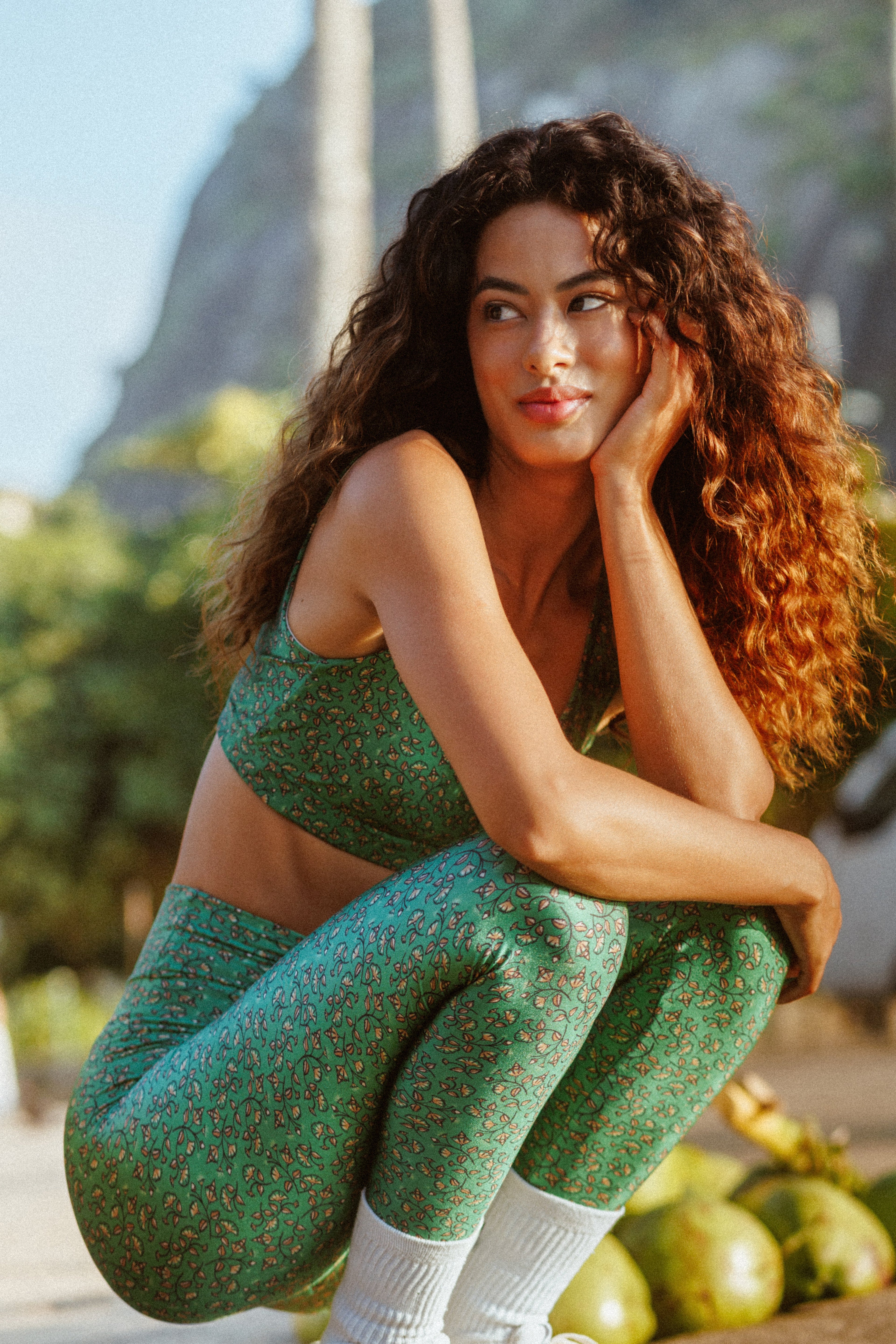 High Garden Green Leggings