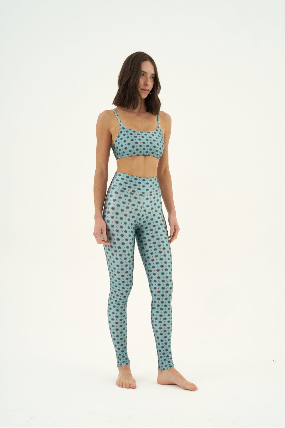 Calça Legging Slim Blue Sky
