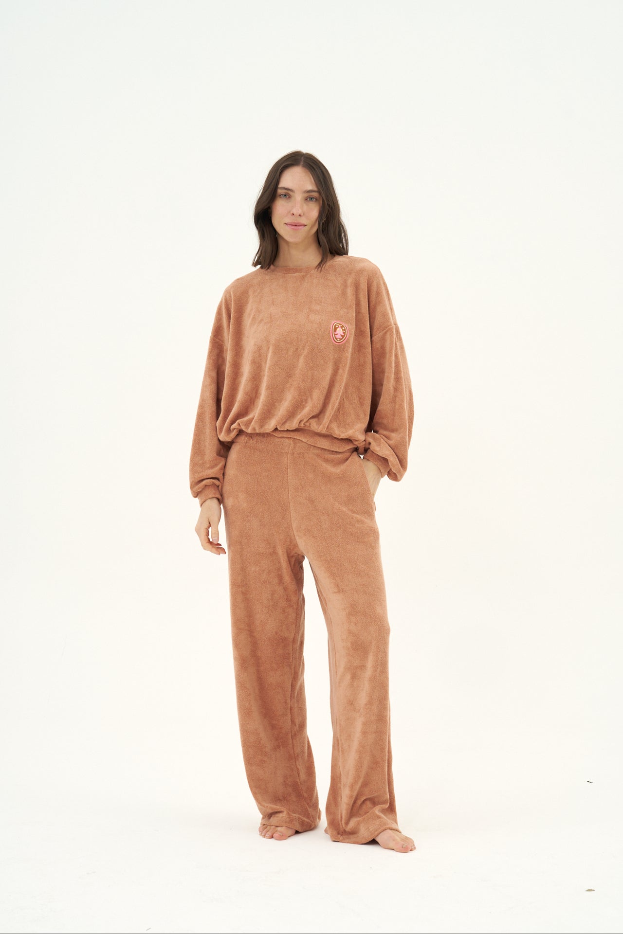 Conjunto Calça Bird Caramelo