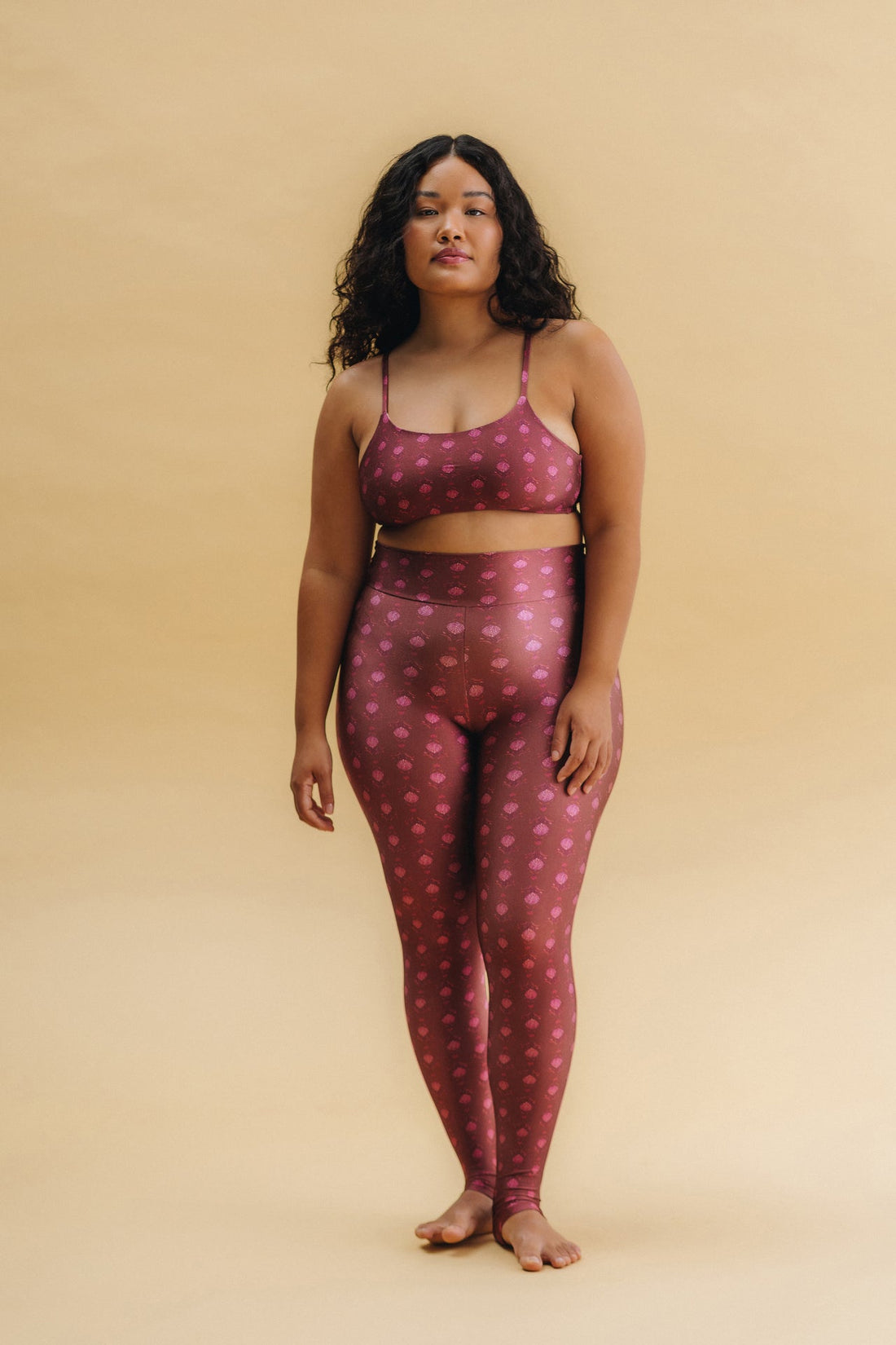 Slim Legging Pants Ruby Bud