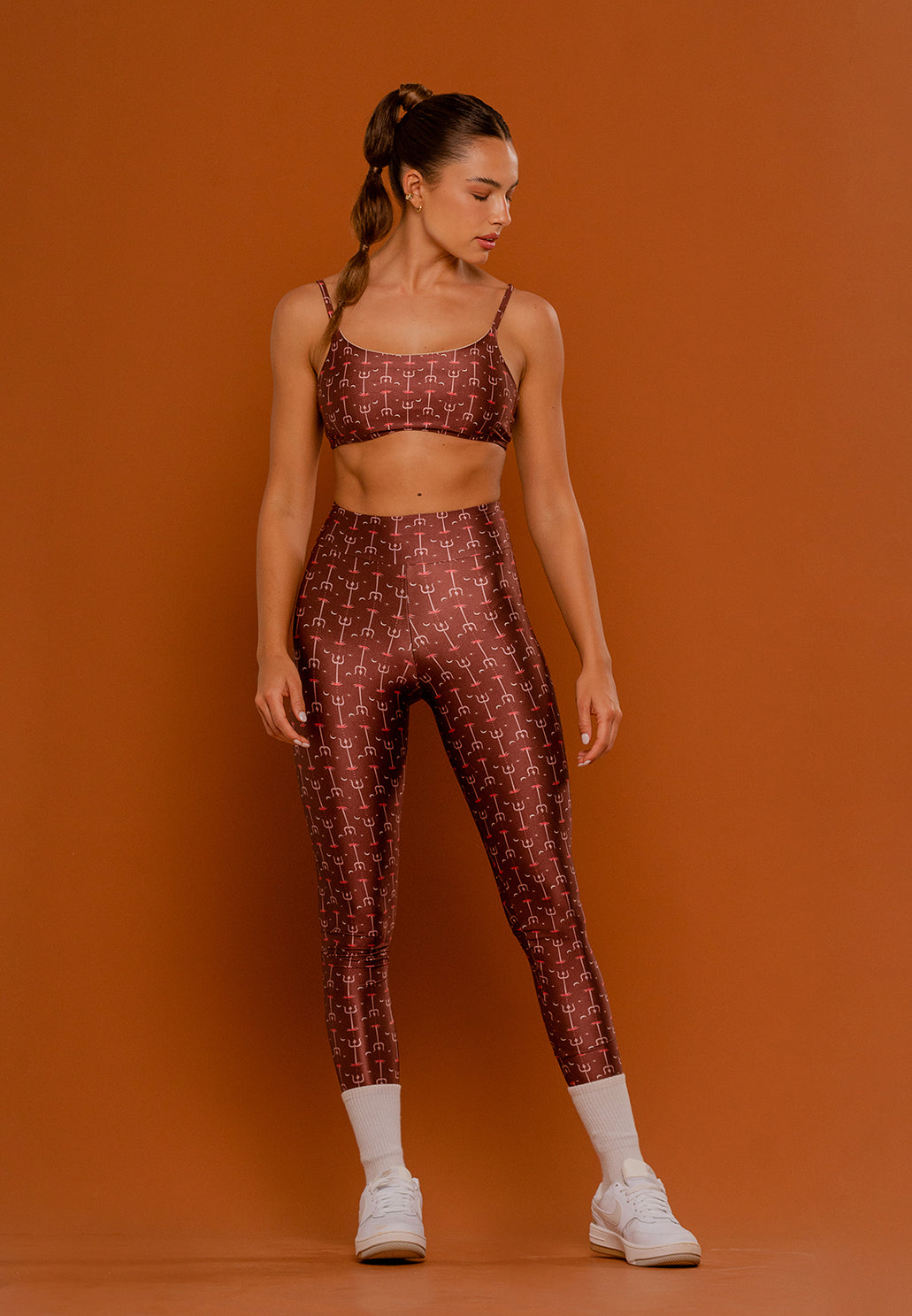 Leggings ajustados con tridente