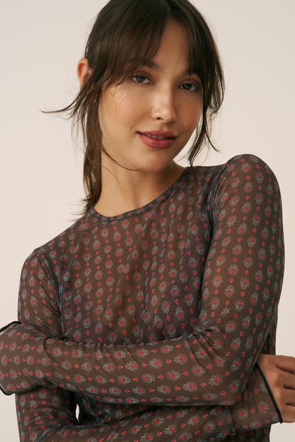 Blusa Tulle Winter Flame