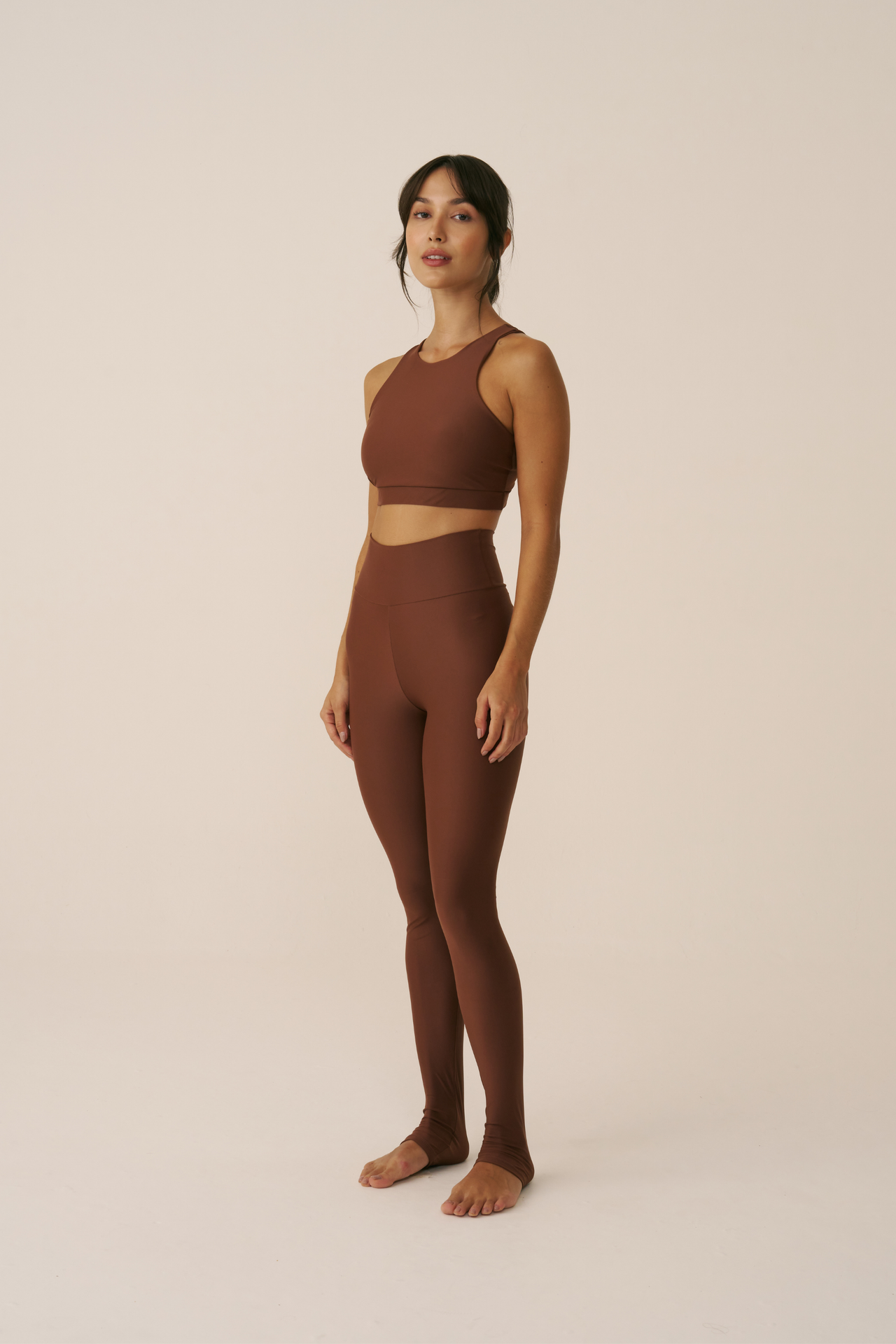Calça Legging Slim Contour Cocoa