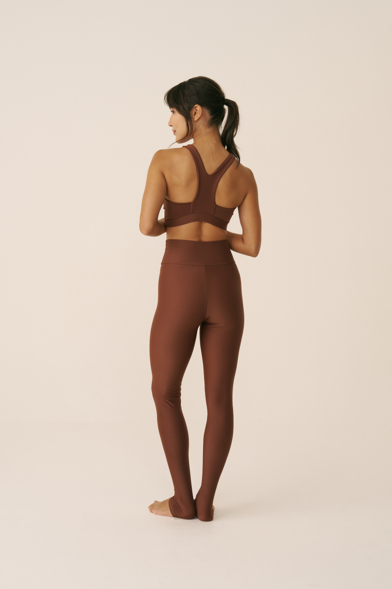 Calça Legging Slim Contour Cocoa