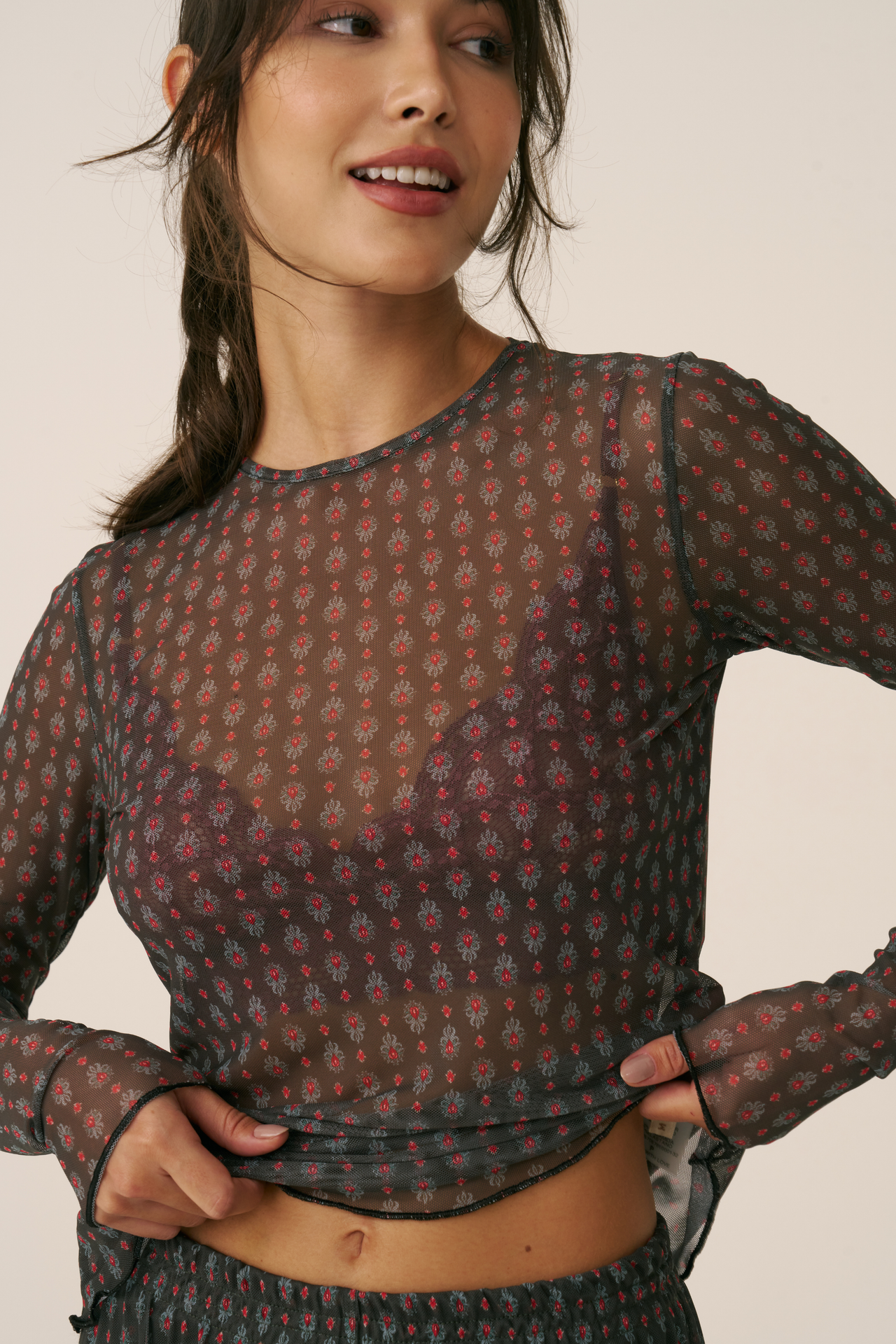 Blusa Tulle Winter Flame