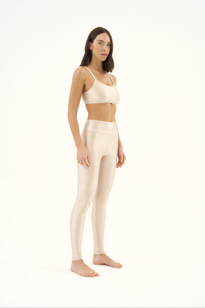 Calça Legging High Ivory