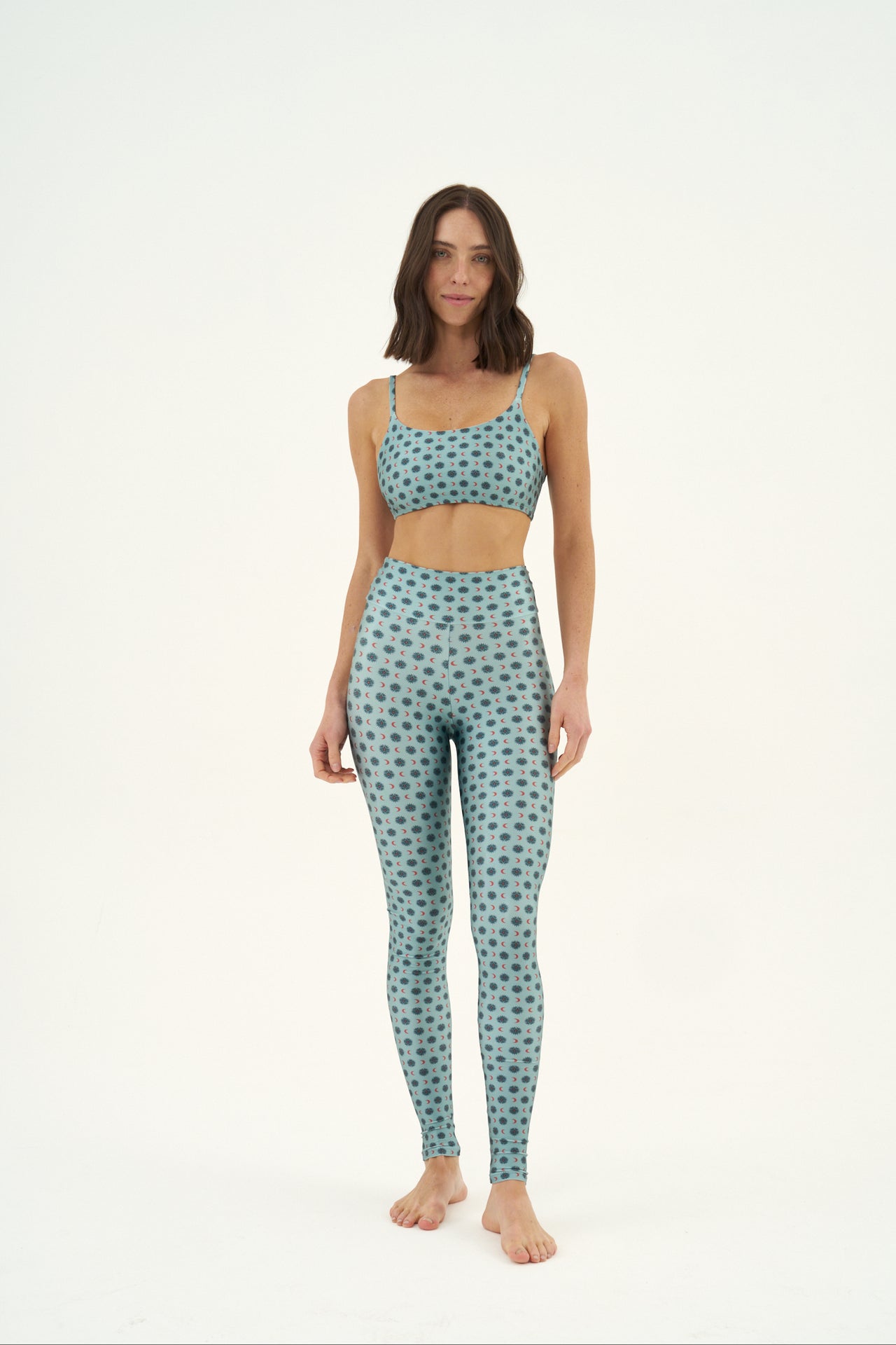 Calça Legging Slim Blue Sky