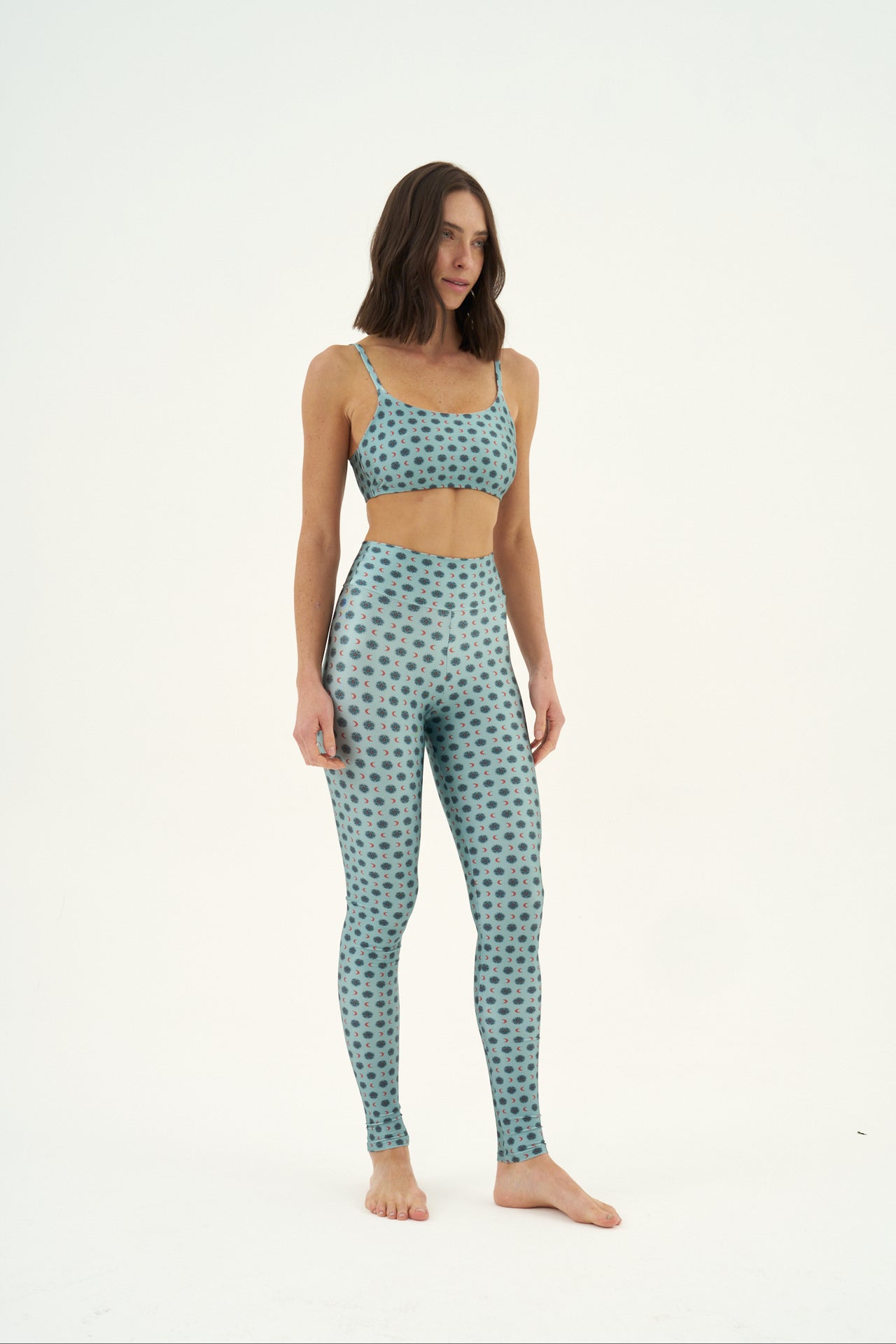 Calça Legging Slim Blue Sky