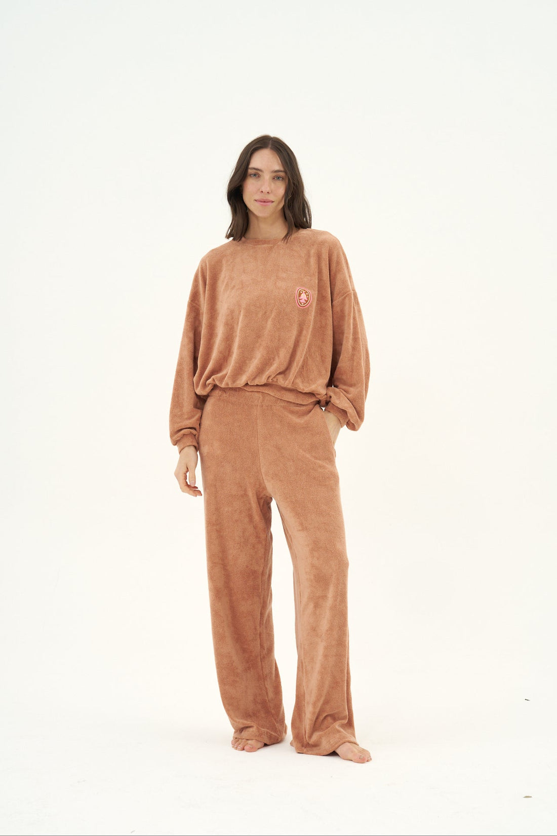 Conjunto Calça Bird Caramelo