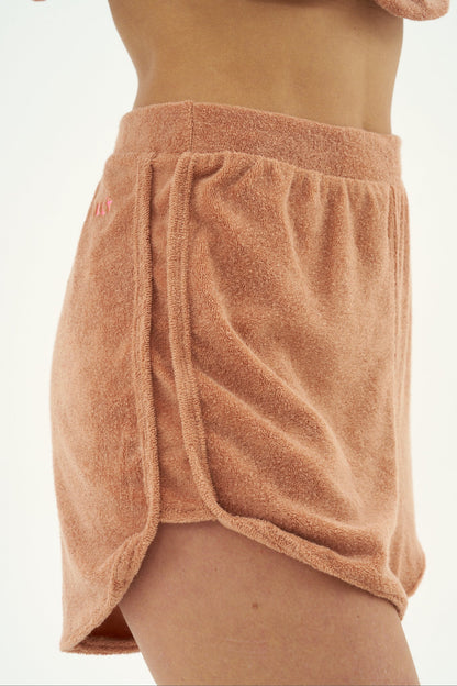 Conjunto Shorts Bird Caramelo