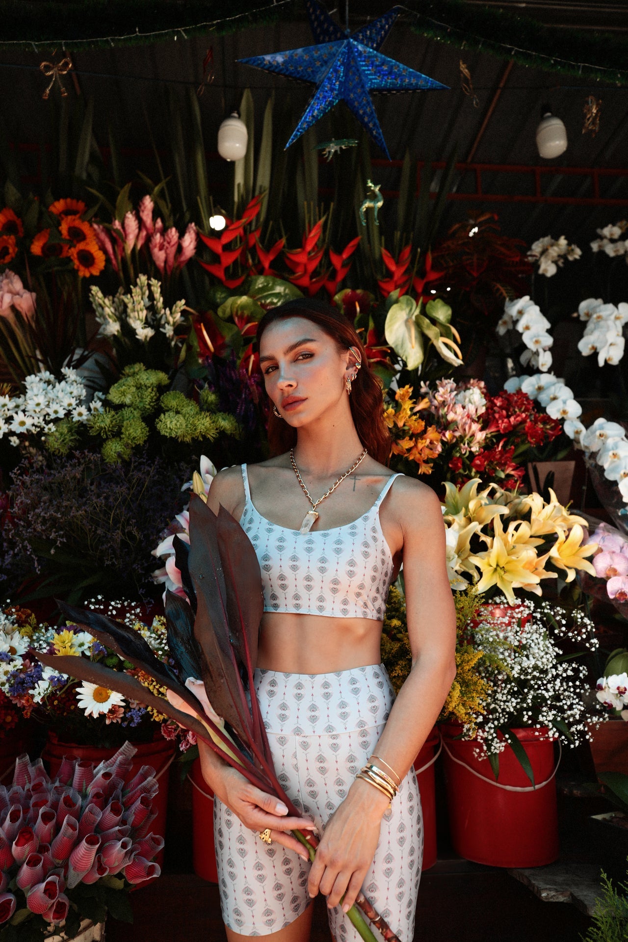 New Fit Silver Heart Top