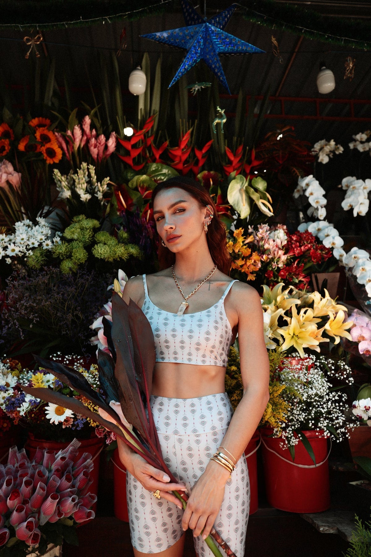 New Fit Silver Heart Top