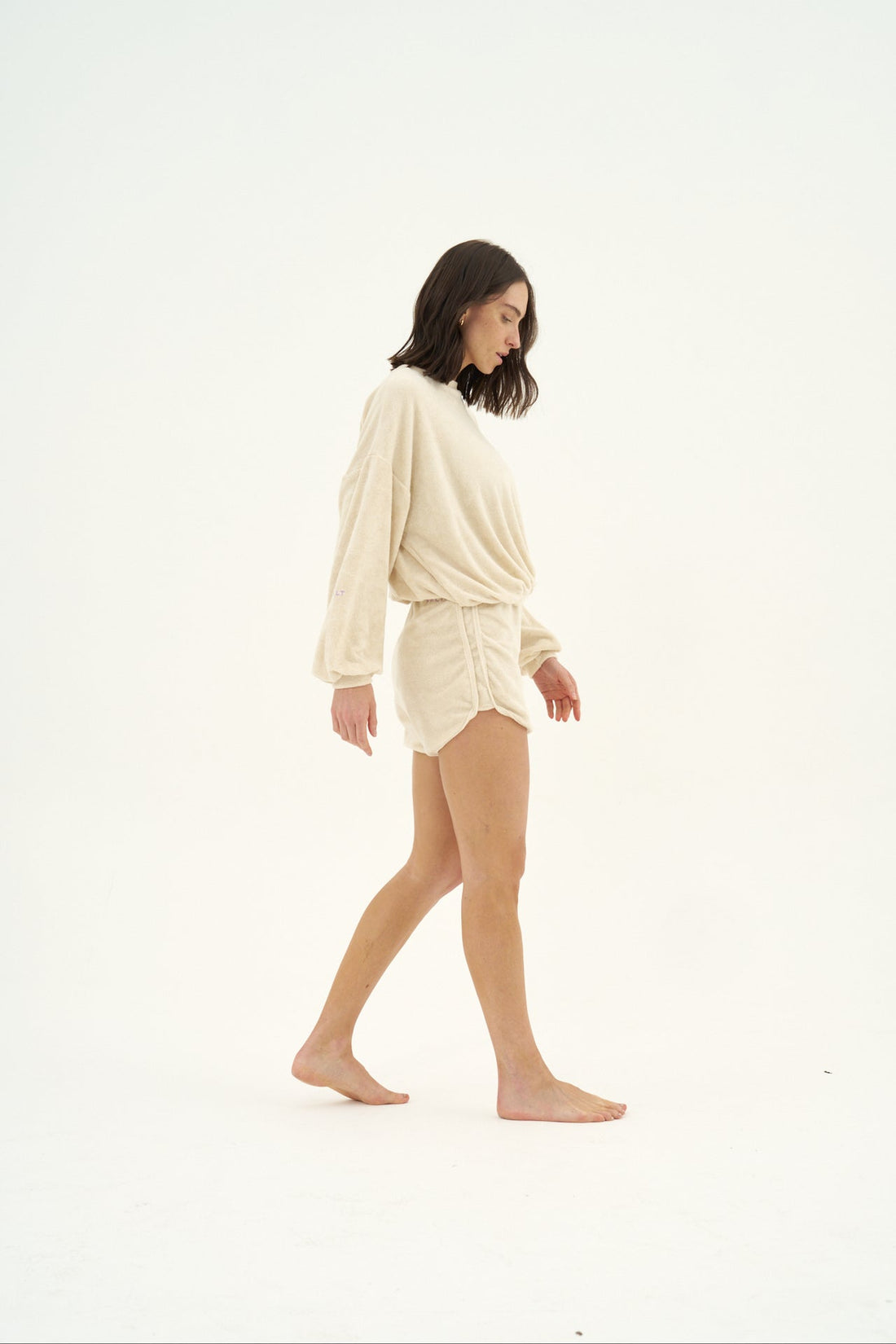 Conjunto Shorts Ancestral Off-White