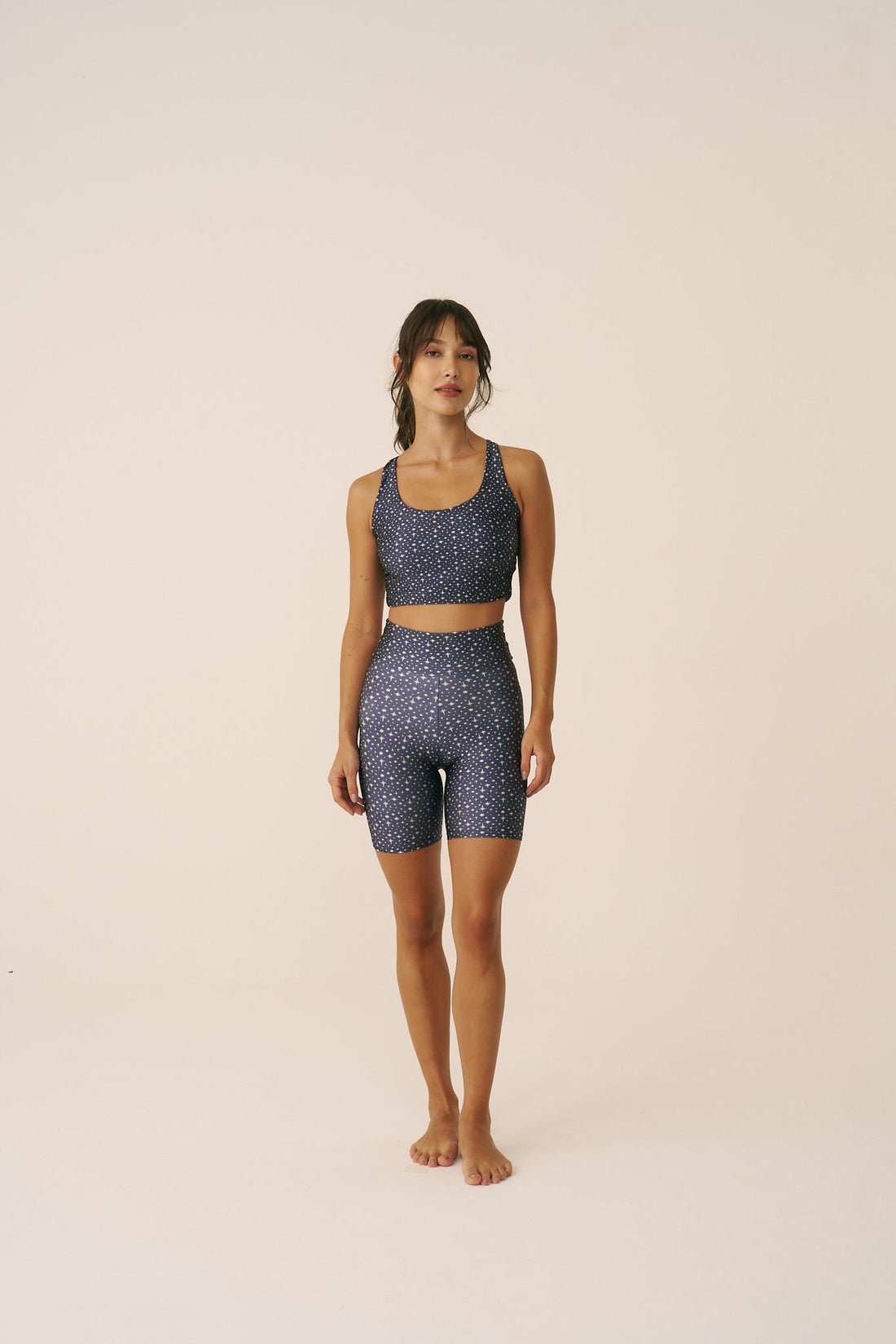 Shorts Slim Blue Galaxy