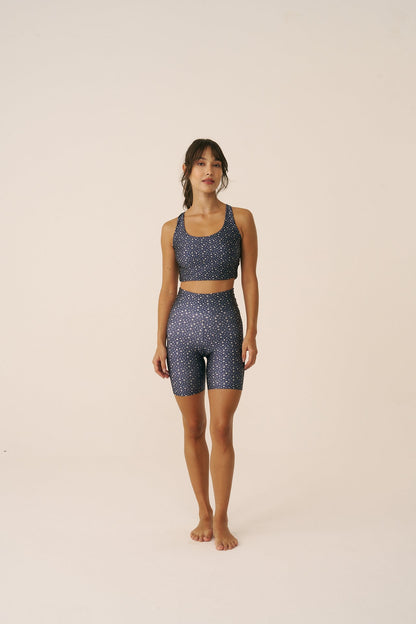 Shorts Slim Blue Galaxy – costas