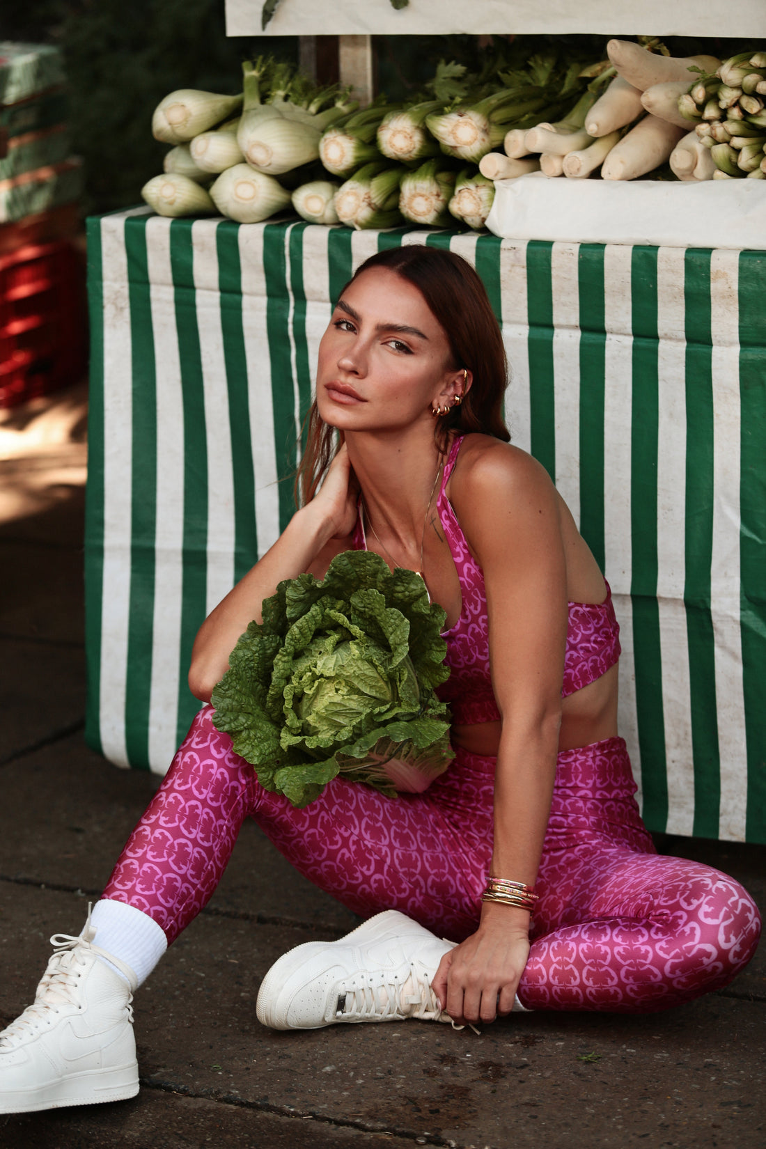 Backbend Pink swim top