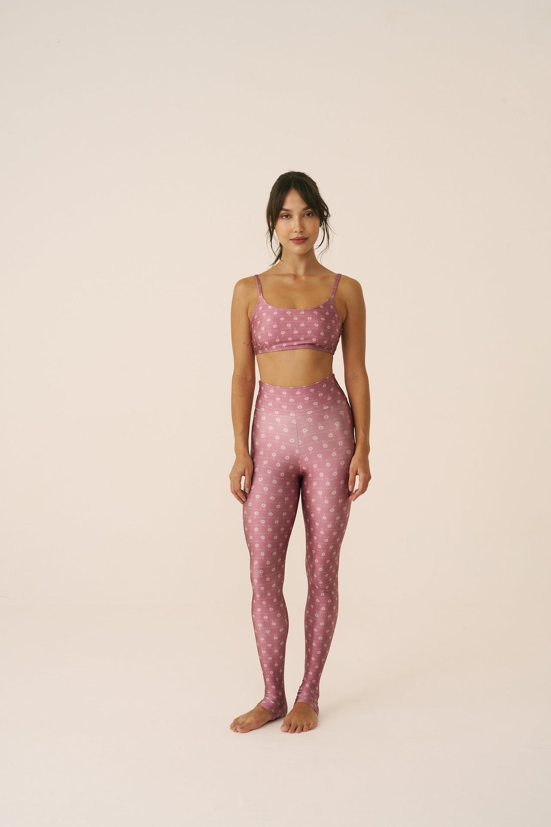 Calça Legging Slim Surya Rosé – frente