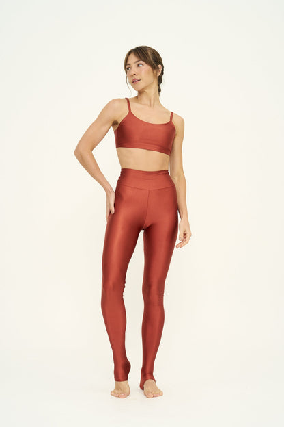 Calça Legging Slim Terracotta