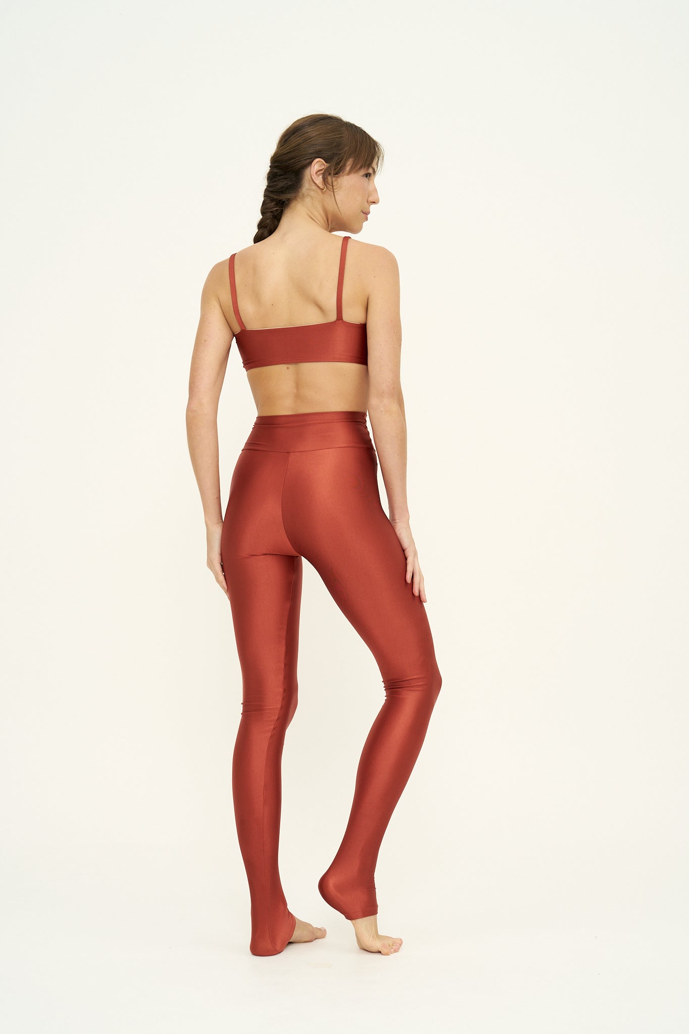 Calça Legging Slim Terracotta