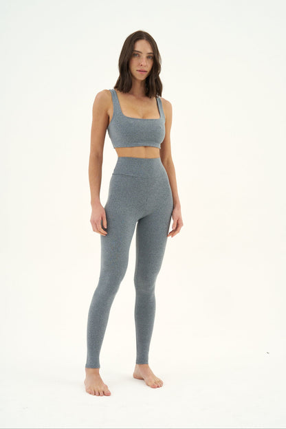 Calça Legging Slim Mescla
