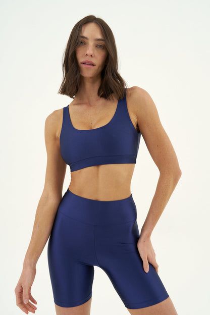 Shorts Slim Deep Blue