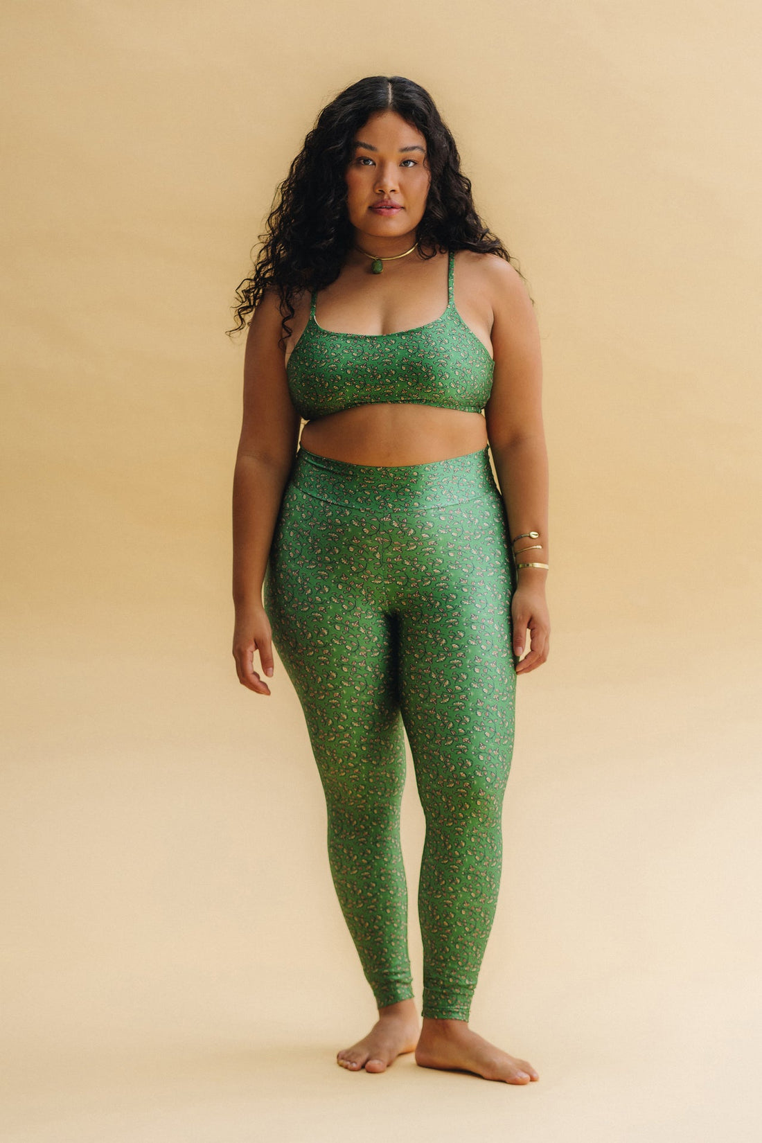 Slim Garden Green Leggings