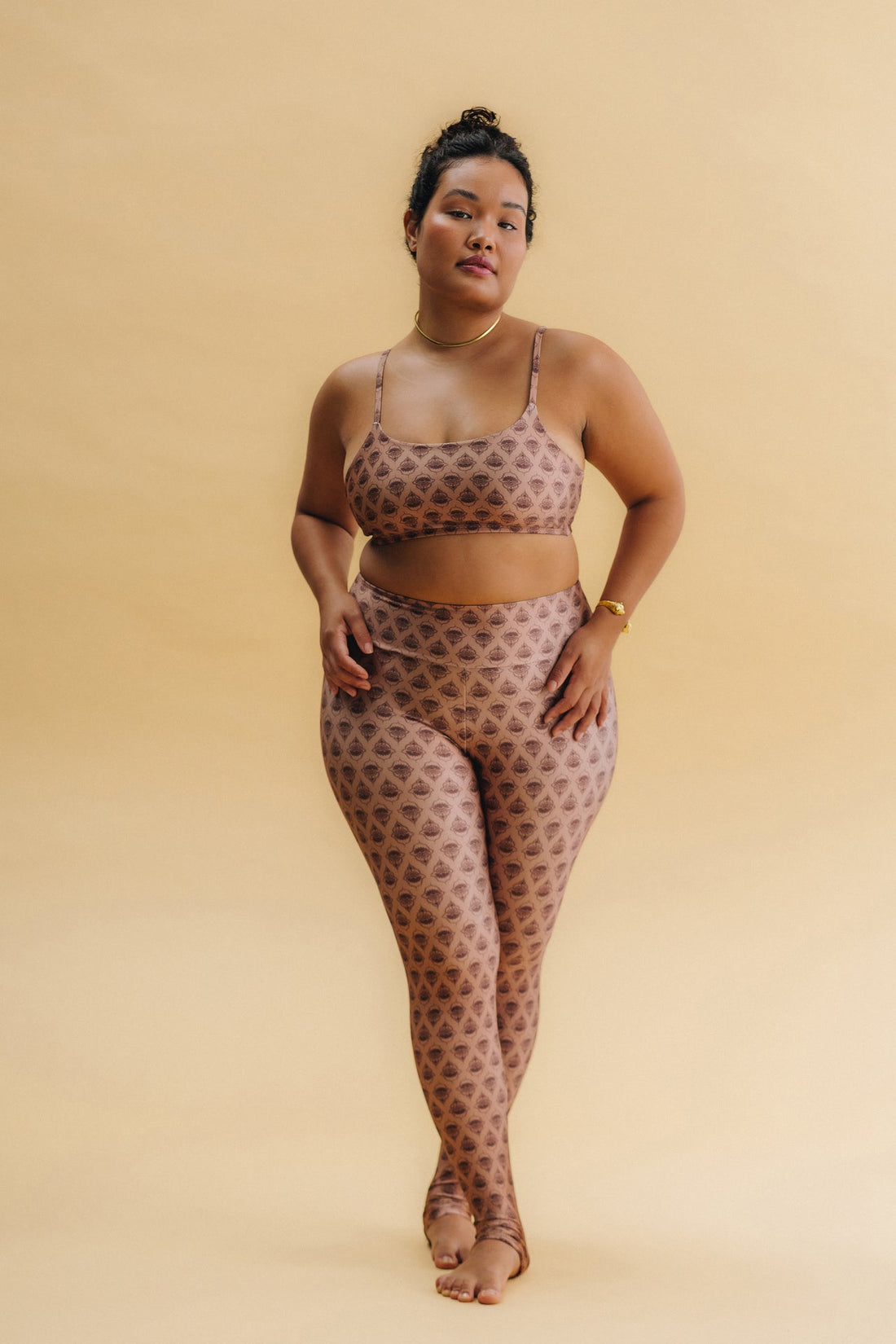 Mocha Hamsá High Legging Pants