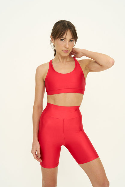 Shorts Slim Red