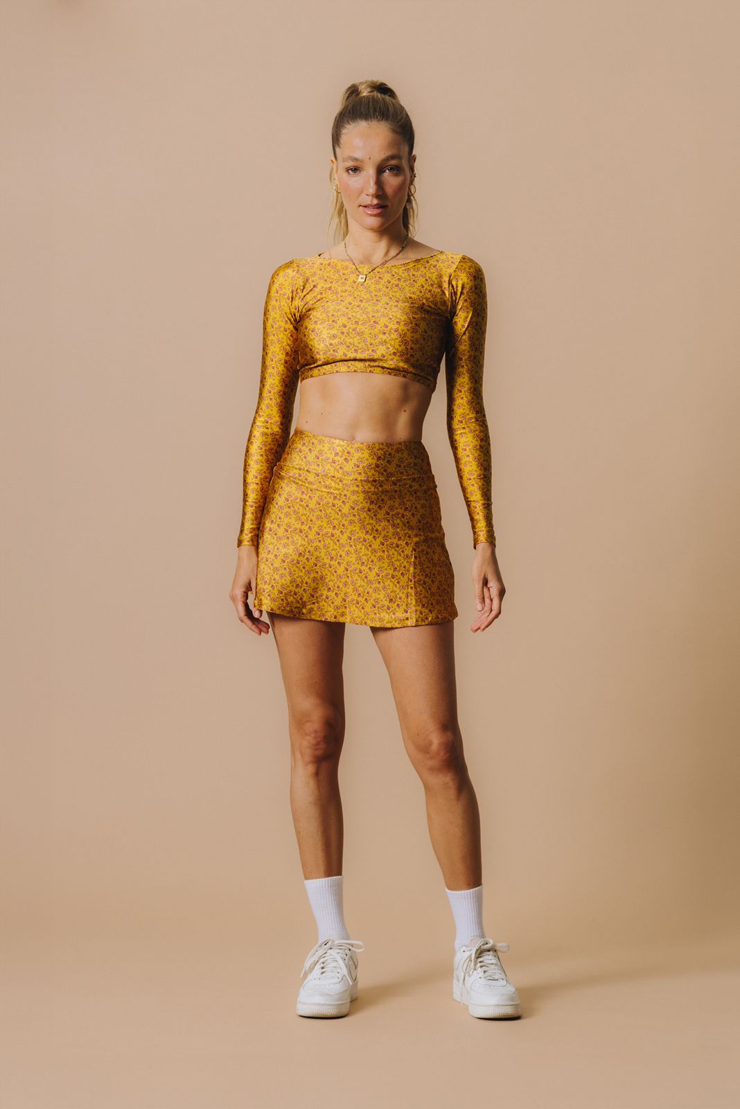 Solar Garden Tennis Skirt