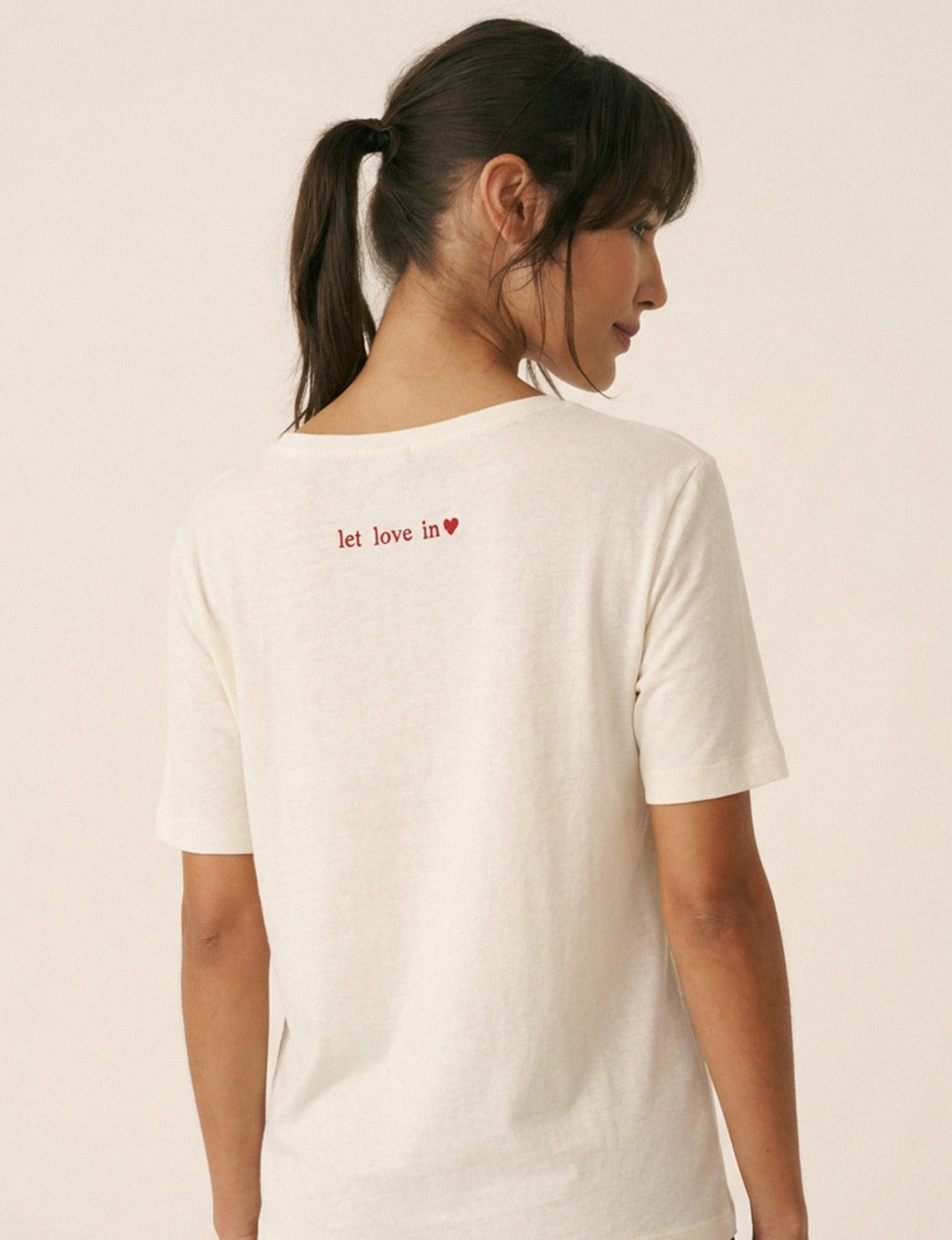Camiseta Let Love In White