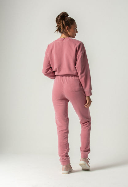 pantalones de chándal rosa